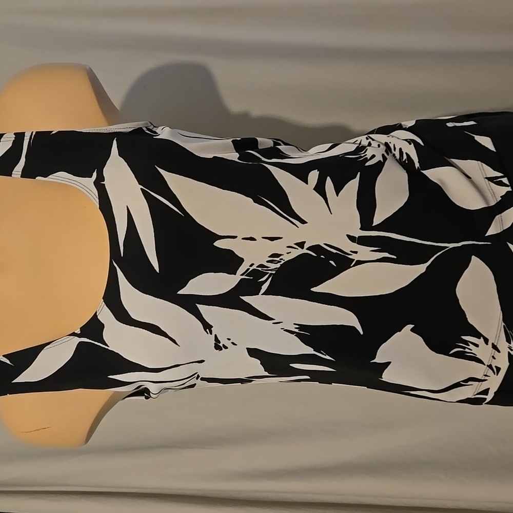 Chico's Additions Black and White tank top.